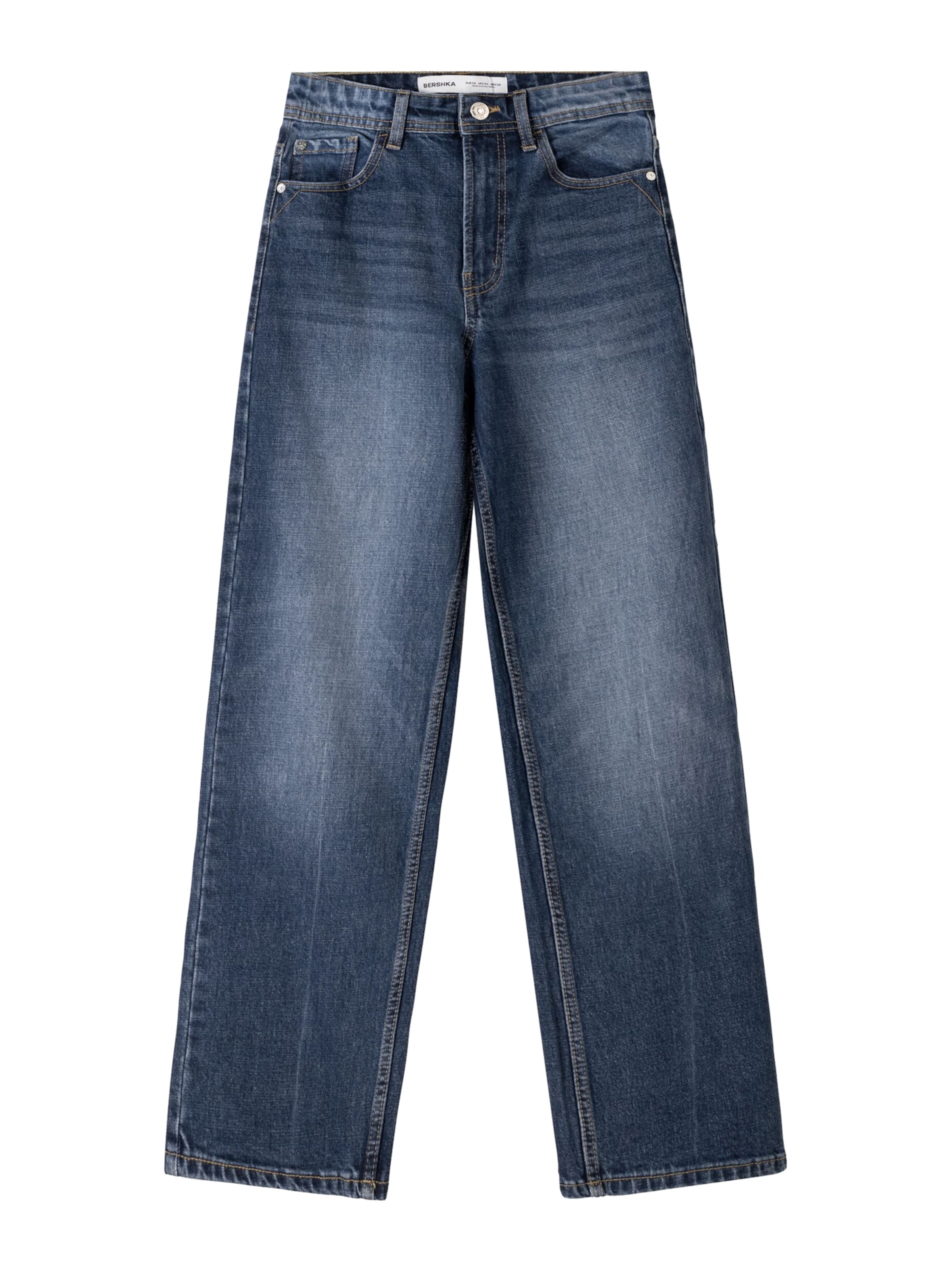 Bootcut Jean Bershka en bleu : devant