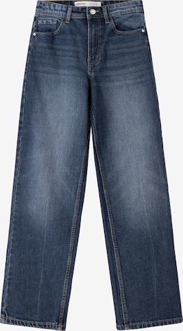 Jean Bershka en bleu : devant