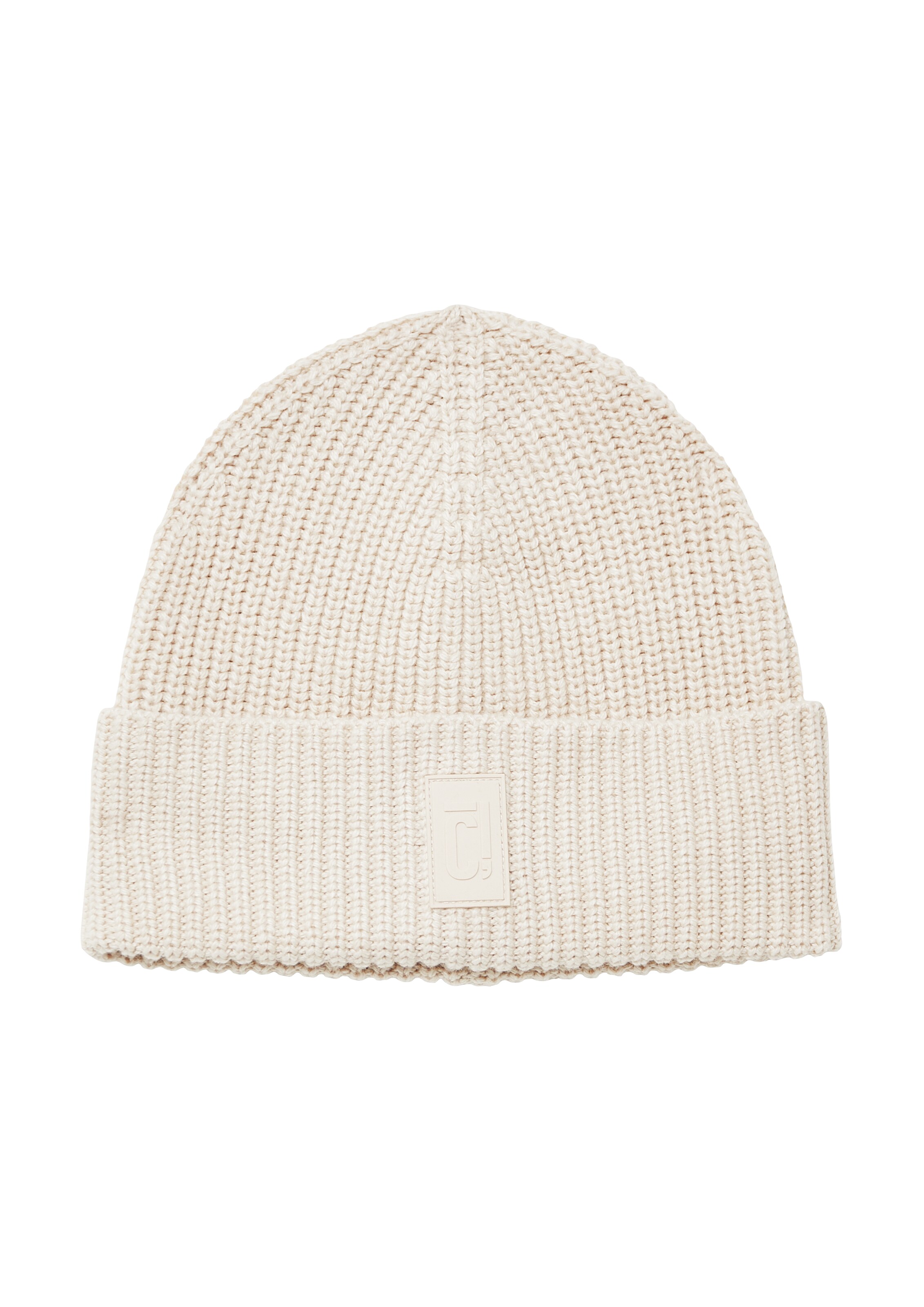 comma casual identity Muts in Beige: voorkant