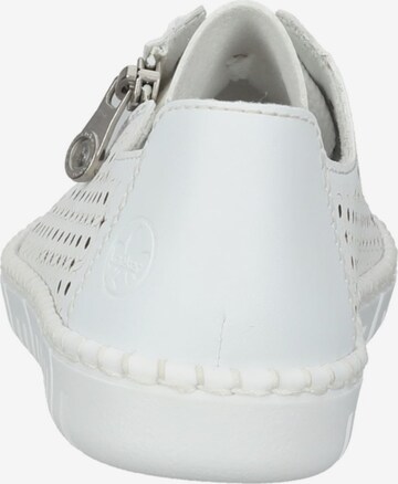 Chaussure à lacets Rieker en blanc