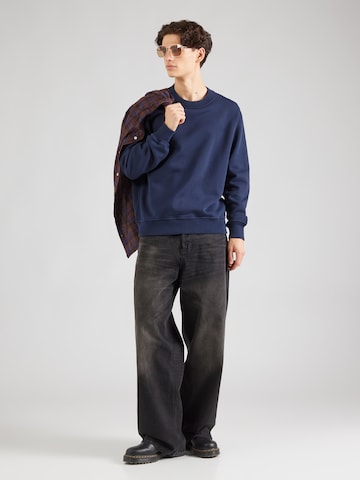 Sweat-shirt Abercrombie & Fitch en bleu