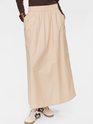 Gonna 'Nujuny' di NÜMPH in beige: frontale