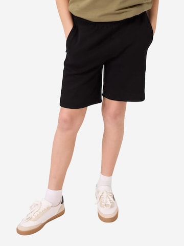 Tommy LifeHlače 'TOMMY Shorts aus Baumwollmischung' - crna boja: prednji dio