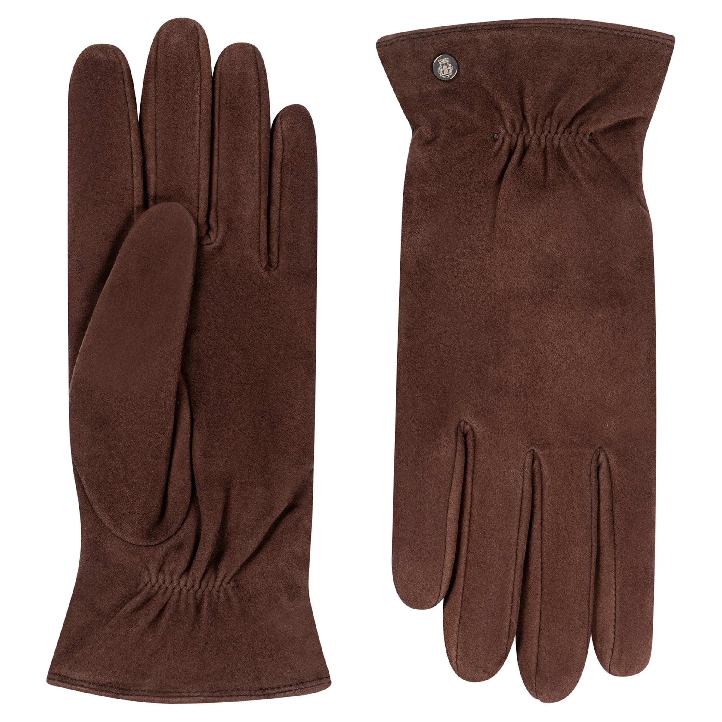 Roeckl Vingerhandschoenen 'STRASSBURG' in Bruin: voorkant