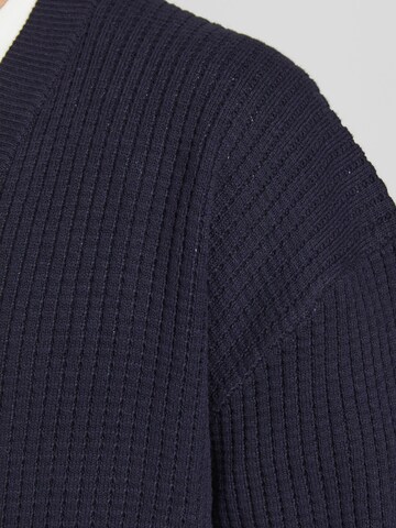 JACK & JONES Strickjacke 'Ondra' in Blau