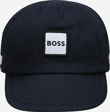 BOSS Kidswear - Chapéu em azul: frente