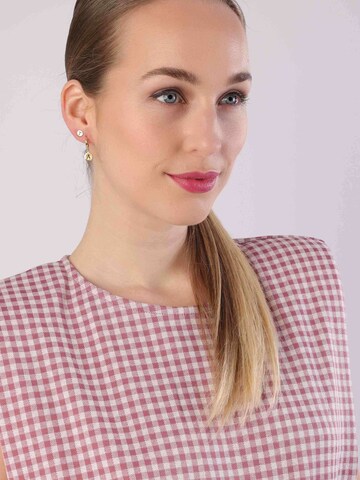Lucardi Earrings in Gold