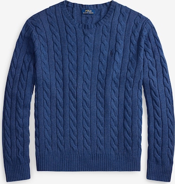 Polo Ralph Lauren Regularny krój Sweter 'DRIVER' w kolorze niebieski: przód