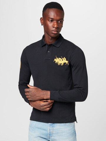 Polo Ralph Lauren Тениска в черно: отпред