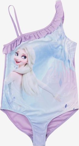 Disney Die Eiskönigin Swimsuit 'Elsa Frozen' in Purple: front