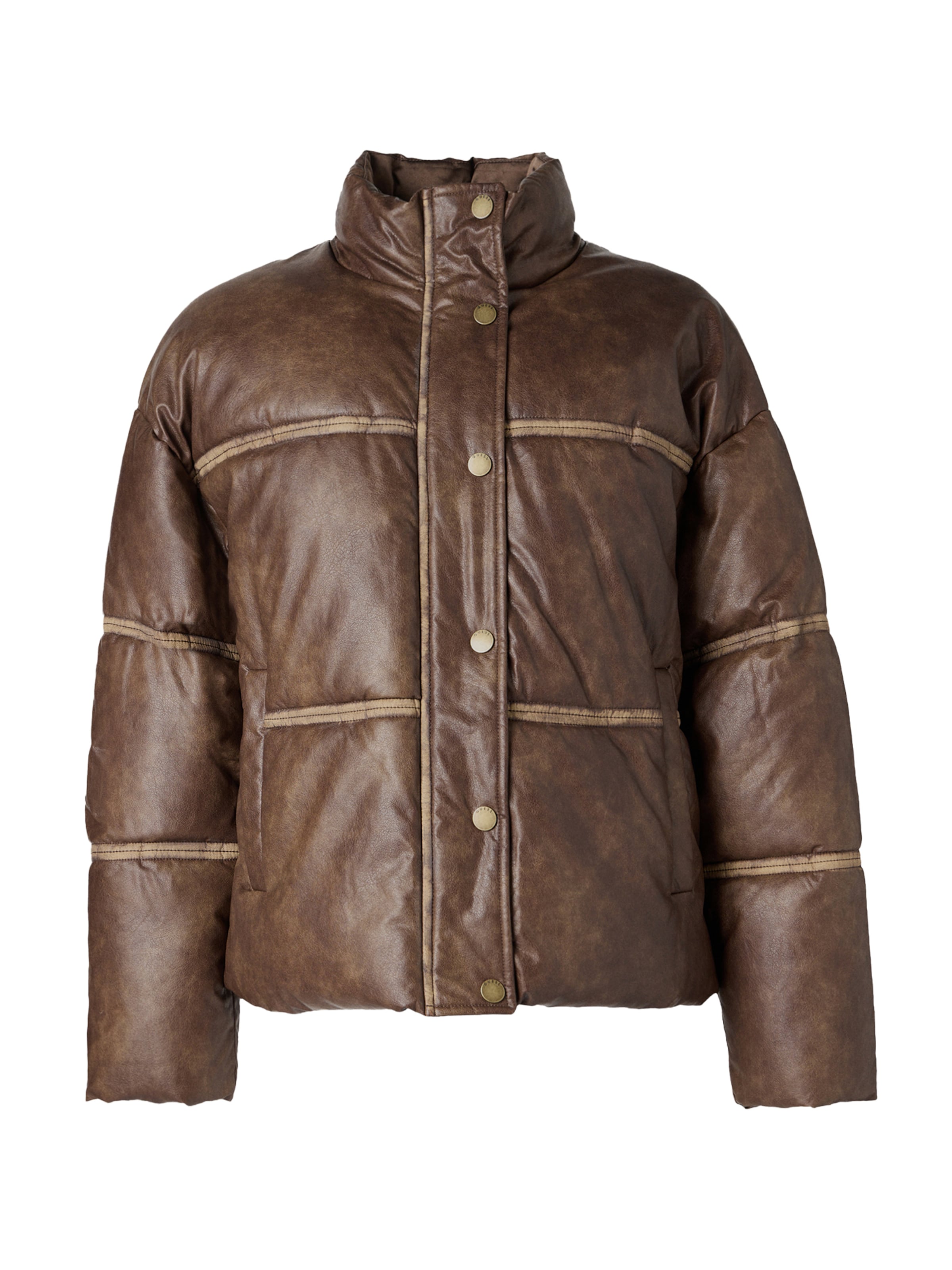 Veste mi-saison GUESS en marron : devant