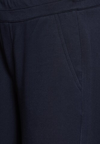 STREET ONE Wide Leg Hose in Schwarz