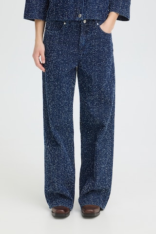 Pulz Regular Jeans in Blue: front