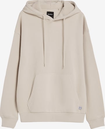 Bershka Sweatshirt in Beige: predná strana