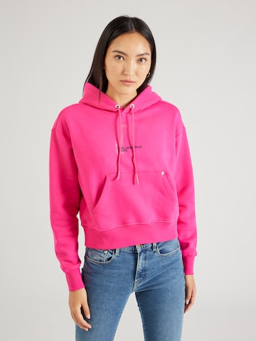 KARL LAGERFELD JEANS - Sweatshirt em rosa: frente