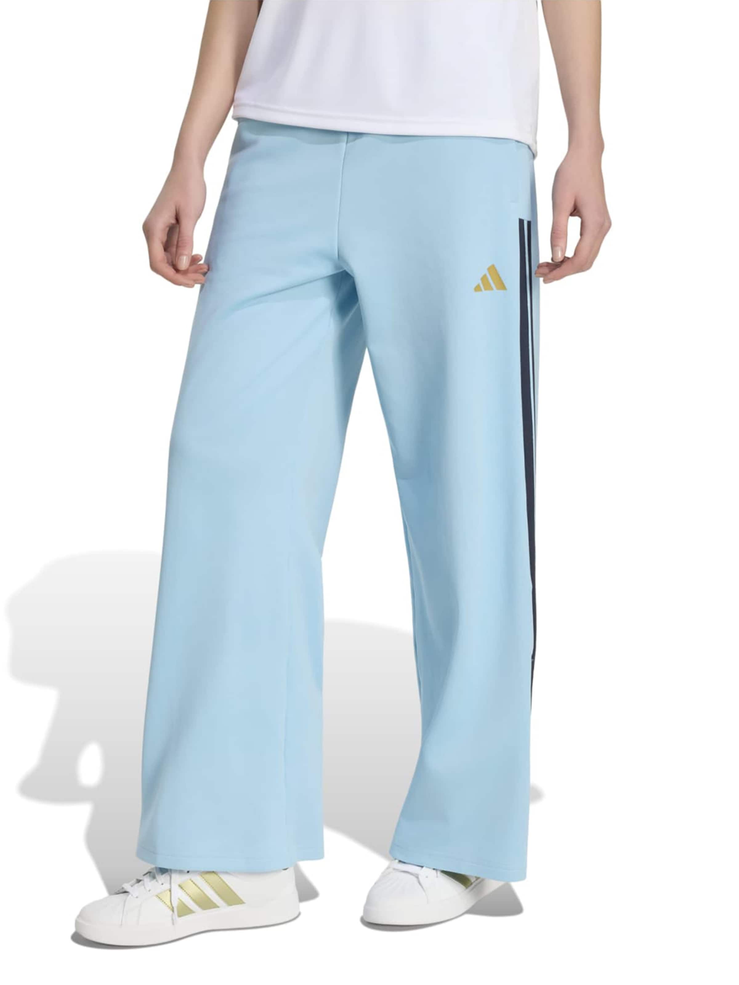 ADIDAS SPORTSWEAR Wide leg Sportbroek 'HER' in Blauw: voorkant