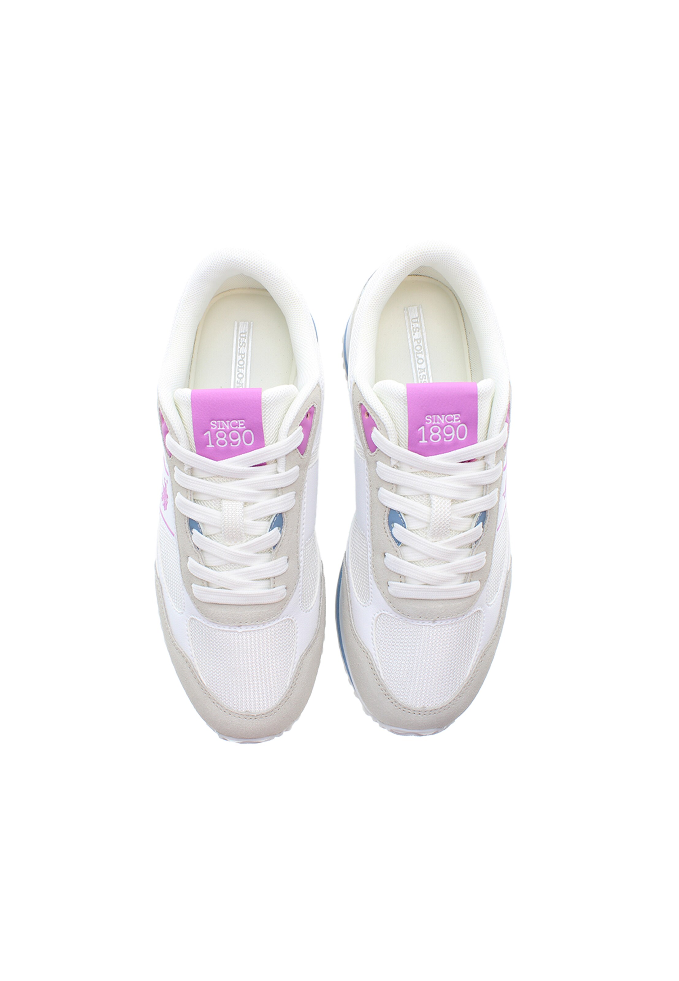 U.S. POLO ASSN. Sneakers laag in Wit