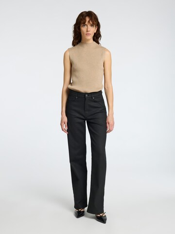 Tops en tricot SELECTED FEMME en beige