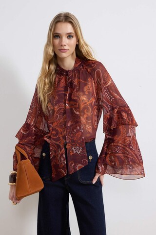 Trendyol - Blusa en rojo: frente