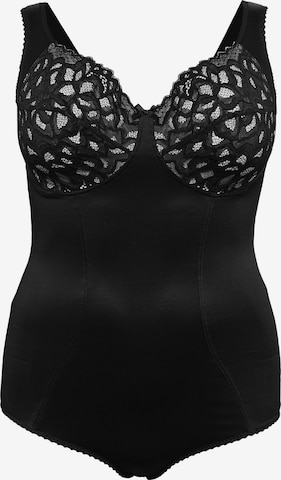 SHEEGO Shaping Bodysuit in Black: front