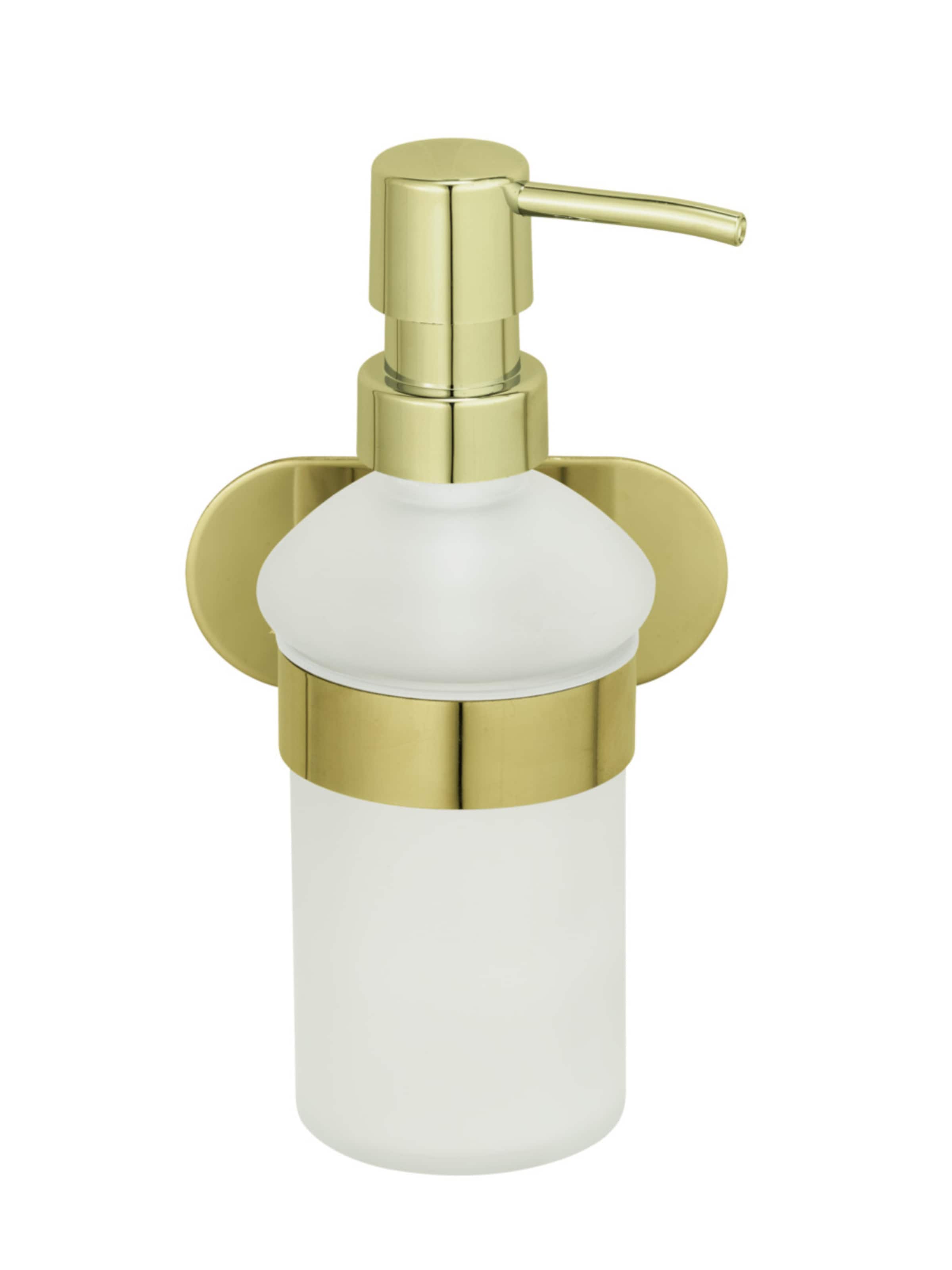 Wenko Seifenspender 'Turbo-Loc® Orea' in Gold: Vorderseite