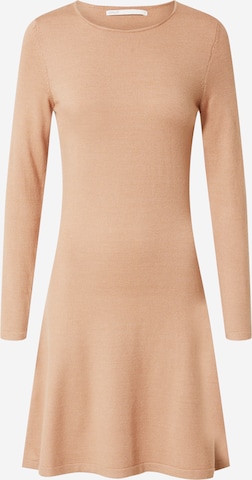 ONLY Knitted dress 'NEW DALLAS' in Beige: front