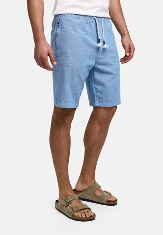 INDICODE JEANS Regular Chino 'Lino' in Blauw