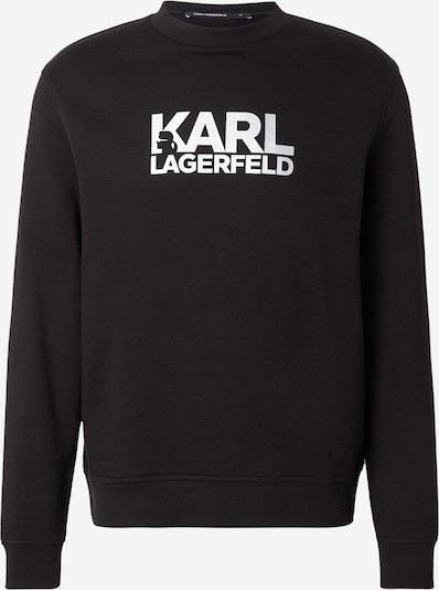 Karl Lagerfeld Sweater majica u crna / bijela, Pregled proizvoda