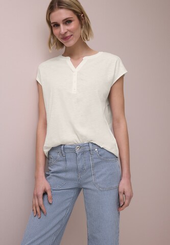 STREET ONE Shirt in White: front