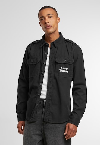 Comfort fit Camicia 'Always Watching' di Mister Tee in nero