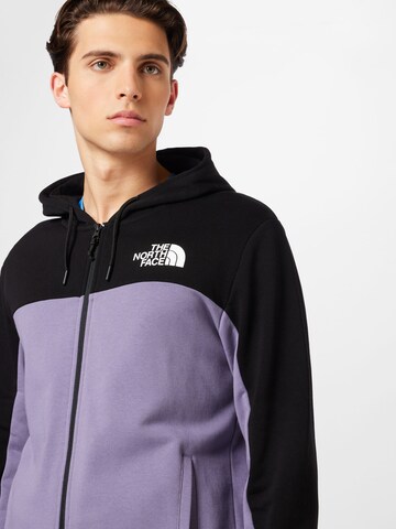 THE NORTH FACE Sweat jacket in Purple