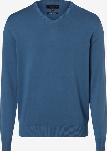 Pull-over Andrew James en bleu : devant