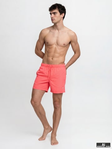 JACK & JONES Zwemshorts 'Jack & Jones Heren Zwemshort JPSTMAUI TROPIC Effen' in Oranje