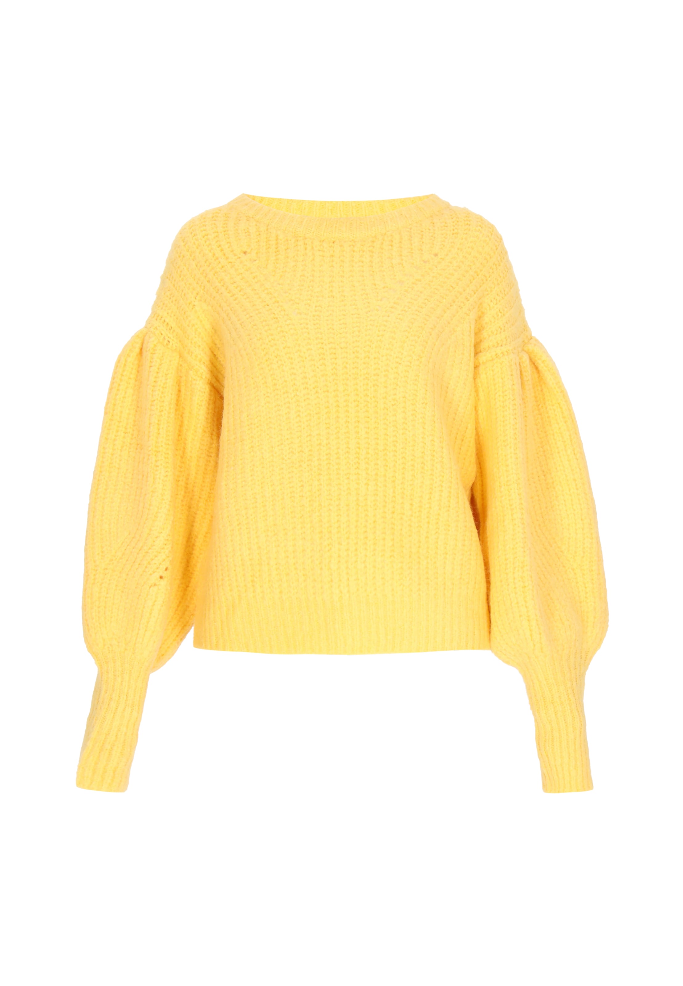 IZIA Υπερμέγεθες πουλόβερ σε κίτρινο: μπροστά