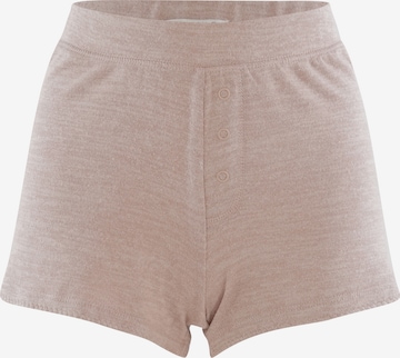 PJ Salvage Shorts in Braun: predná strana