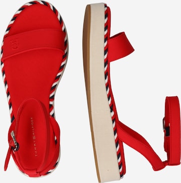 TOMMY HILFIGER Sandalen met riem in Rood