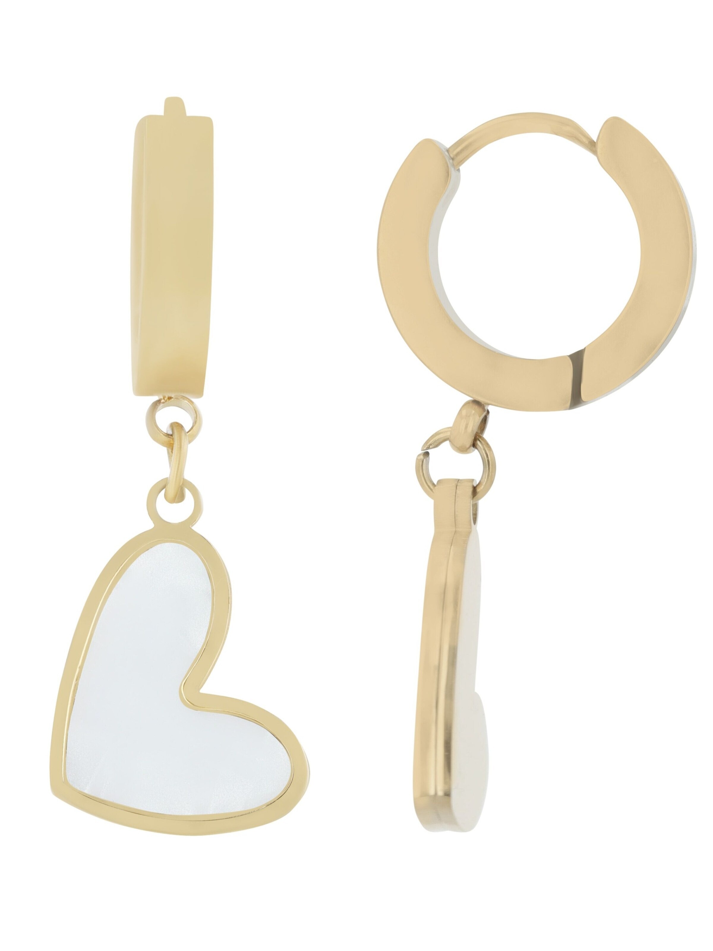 Akzent Earrings 'Ladina, langlebig' in Gold