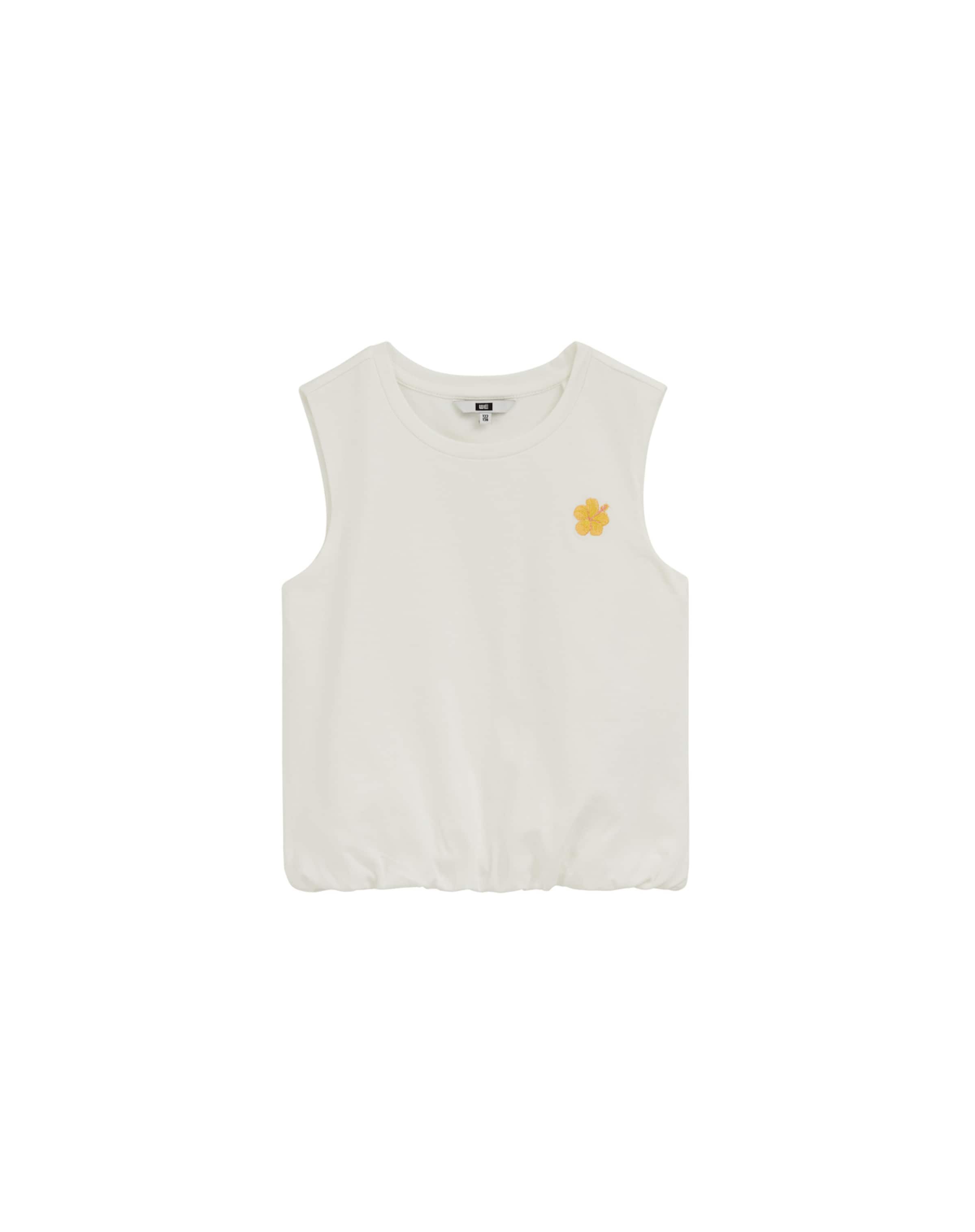 Haut WE Fashion en blanc : devant