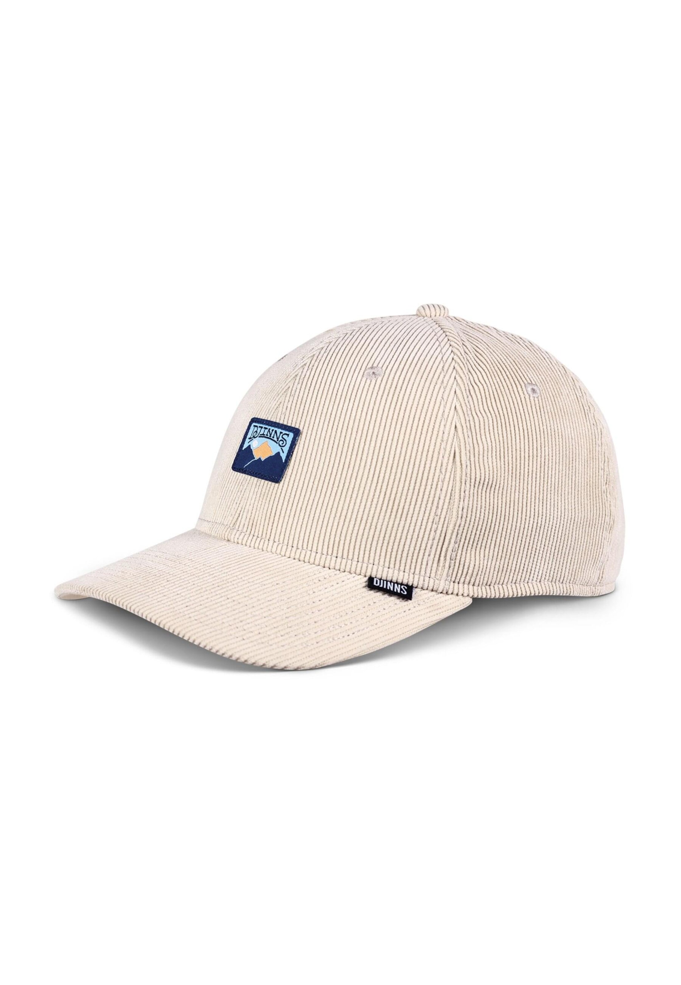 Cappello da baseball 'Montain' di DJINNS in beige: frontale