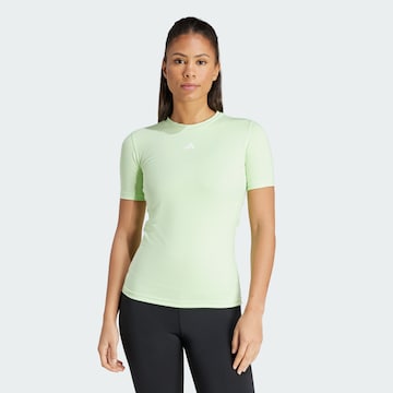 ADIDAS PERFORMANCE Functioneel shirt in Groen: voorkant