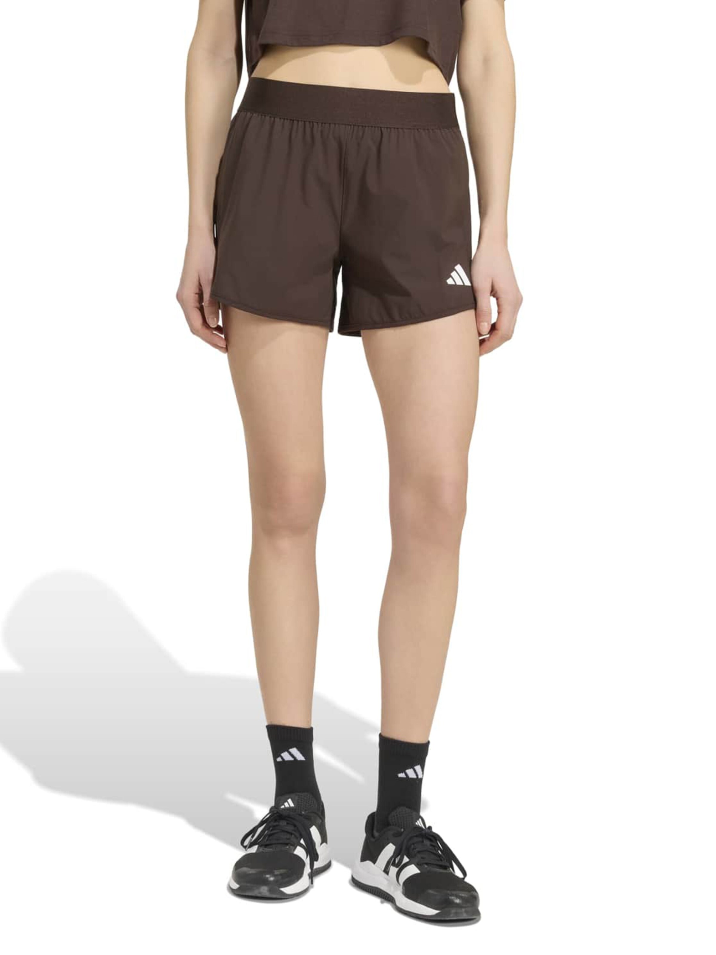 Regular Pantaloni sport 'Pacer' de la ADIDAS PERFORMANCE pe maro: față