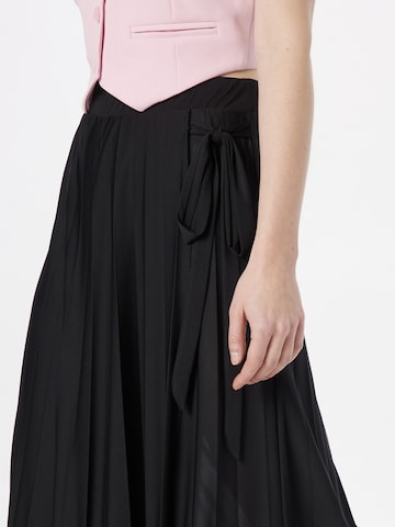 ABOUT YOU Wide leg Pants 'Levke' in Black