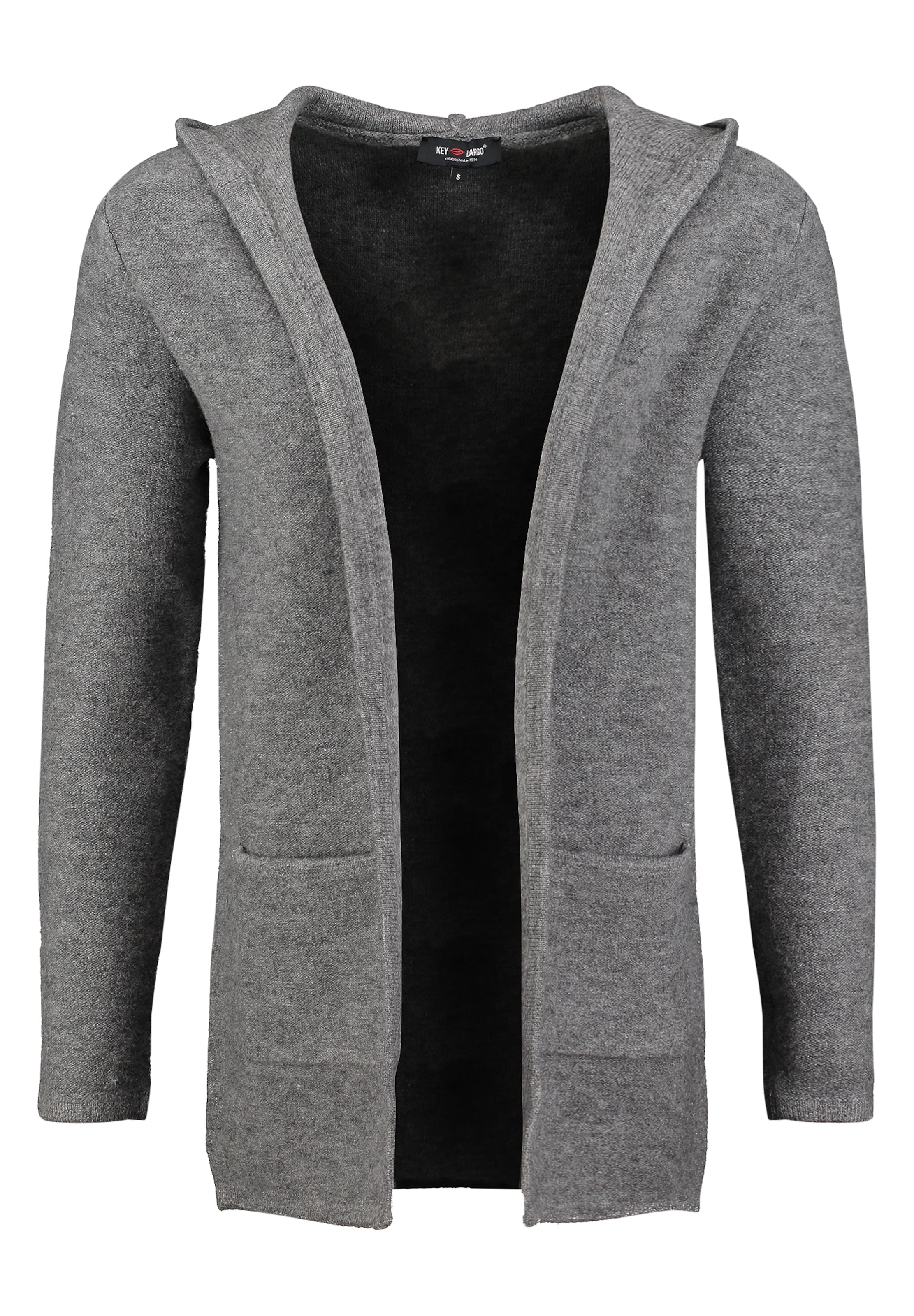 Geacă tricotată 'Actor' de la Key Largo pe gri: față