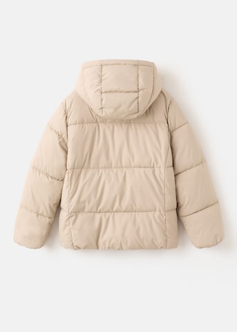 MANGO KIDS Zimní bunda 'AMERICA' – béžová
