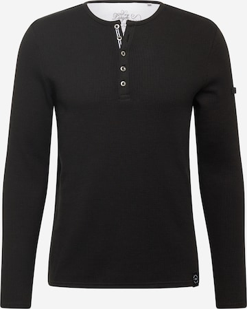 Key Largo Shirt 'SANDRO' in Black: front