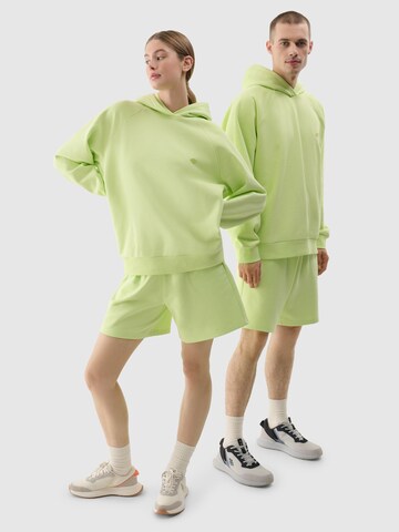 4F - Loosefit Pantalón deportivo en verde: frente