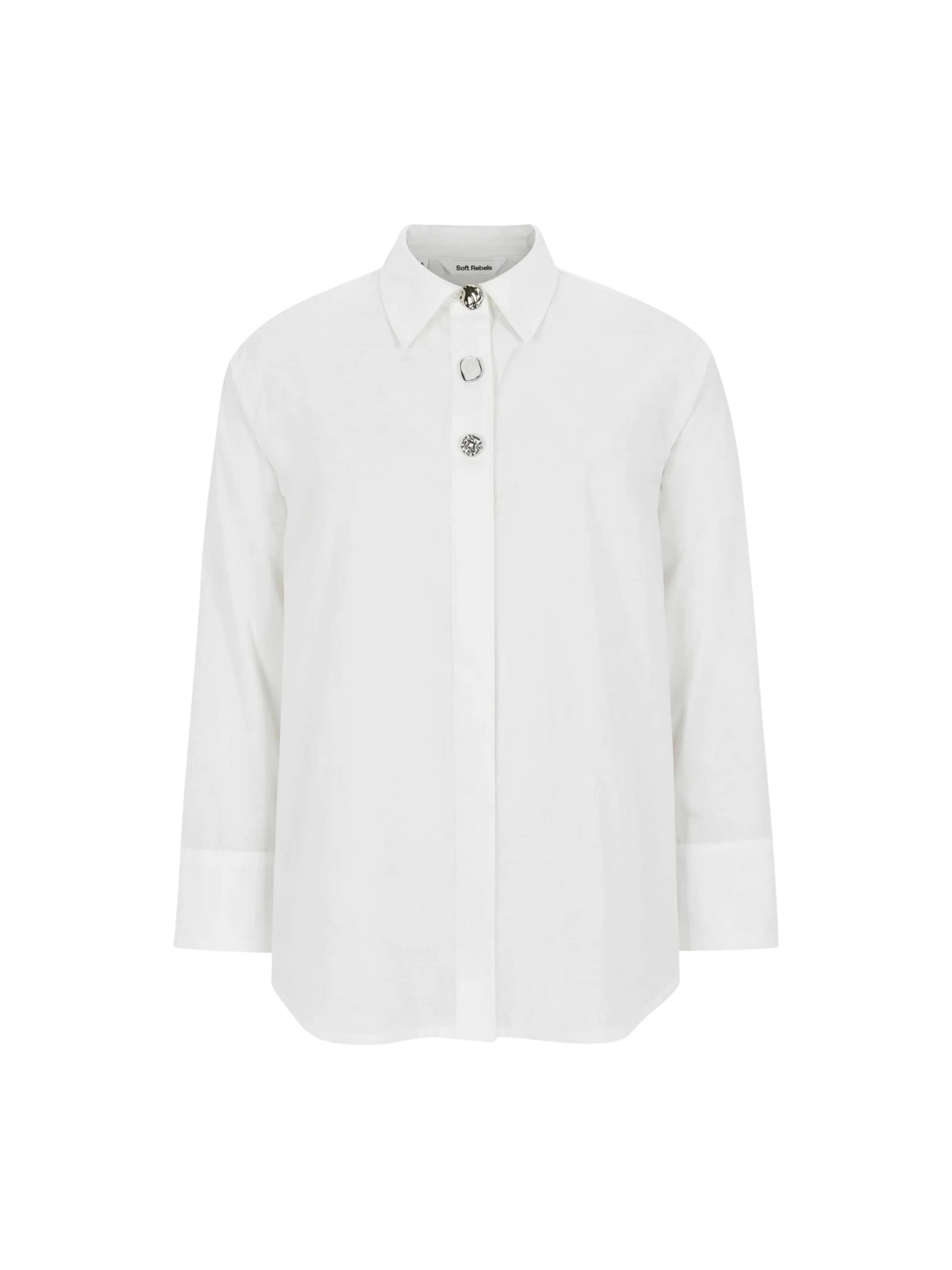 Soft Rebels Chemisier en blanc, Vue avec produit