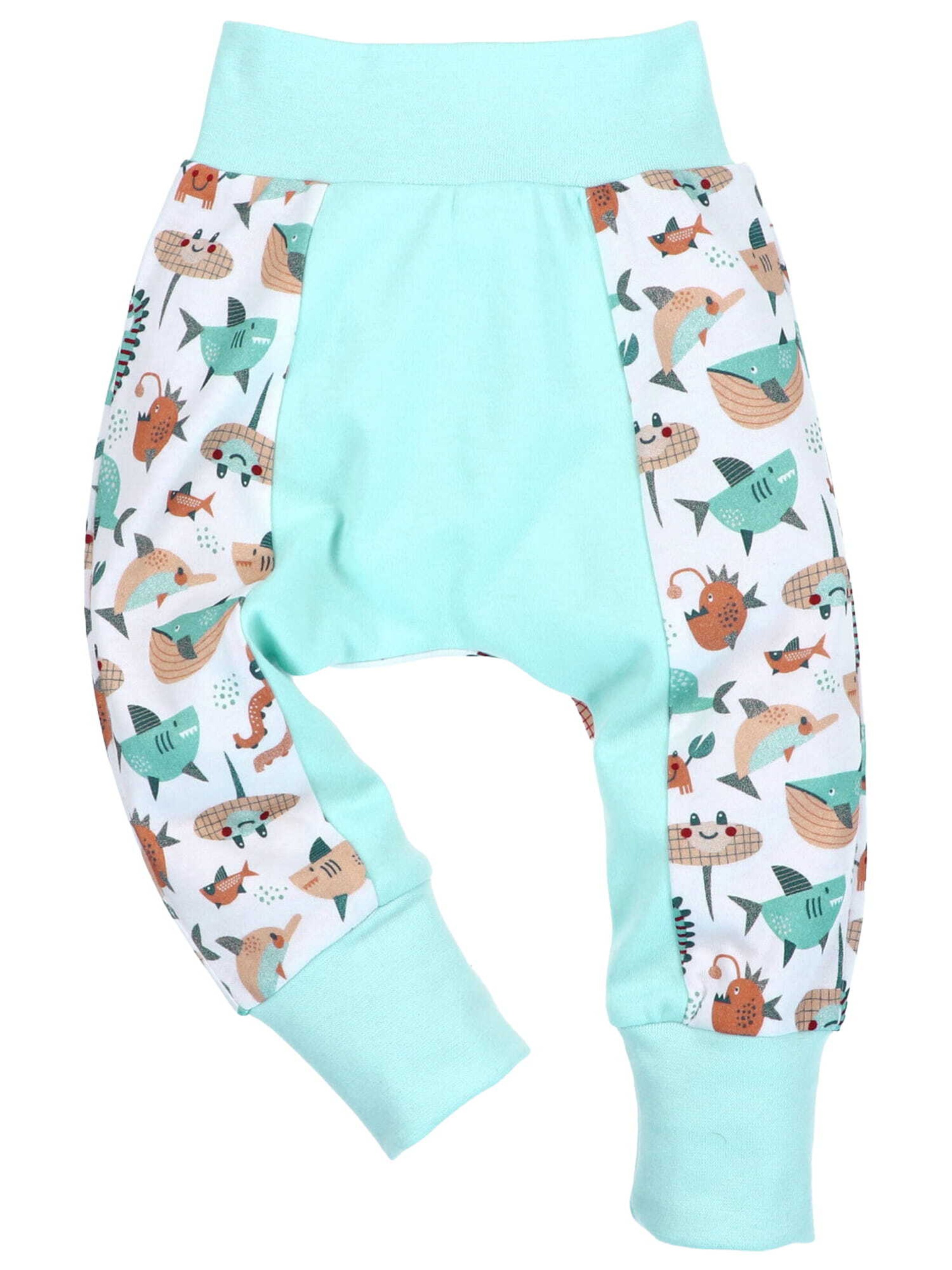 NINI Tapered Pants 'Sea' in Blue: front