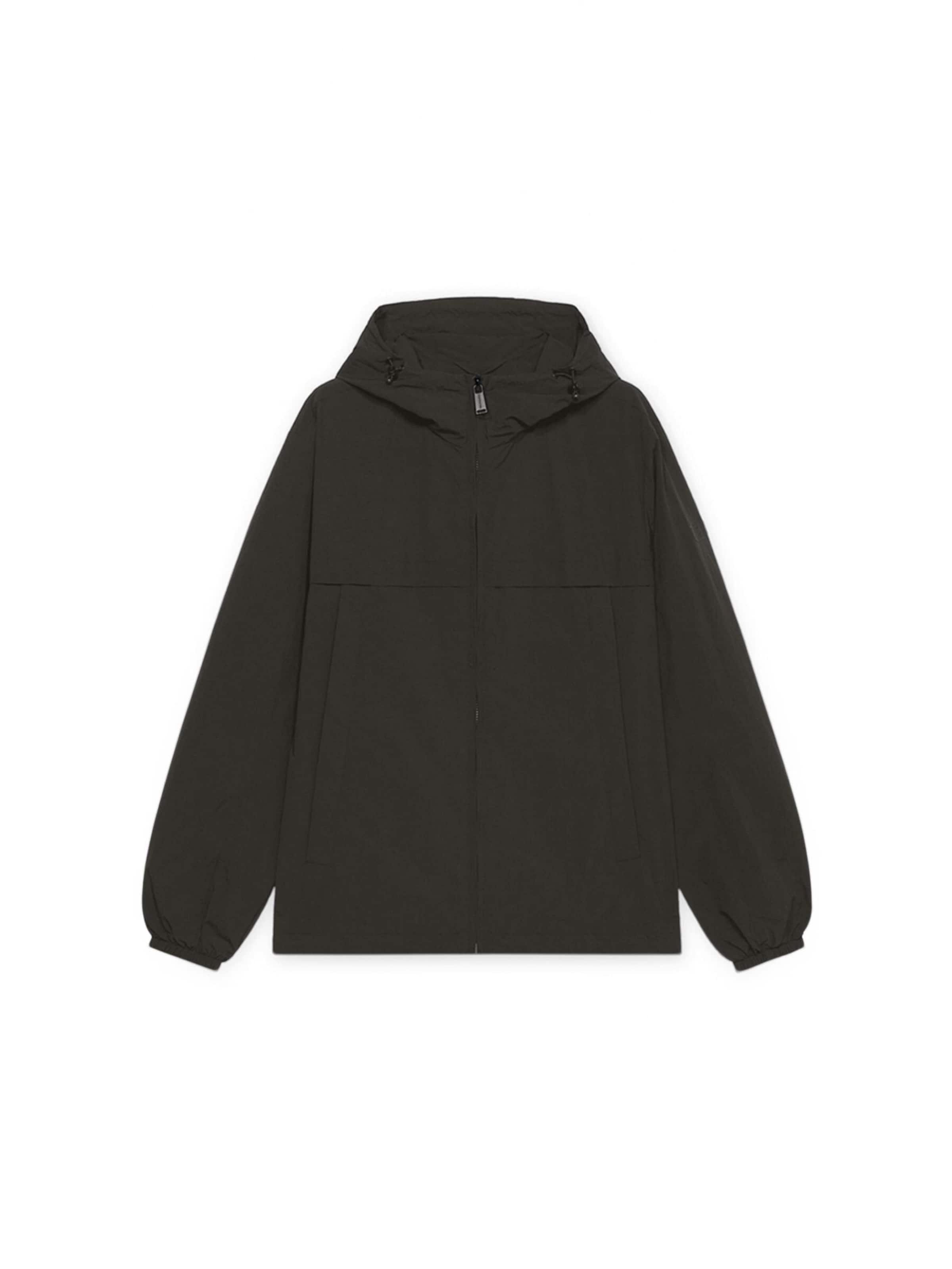 Trussardi - Chaqueta de entretiempo en negro: frente