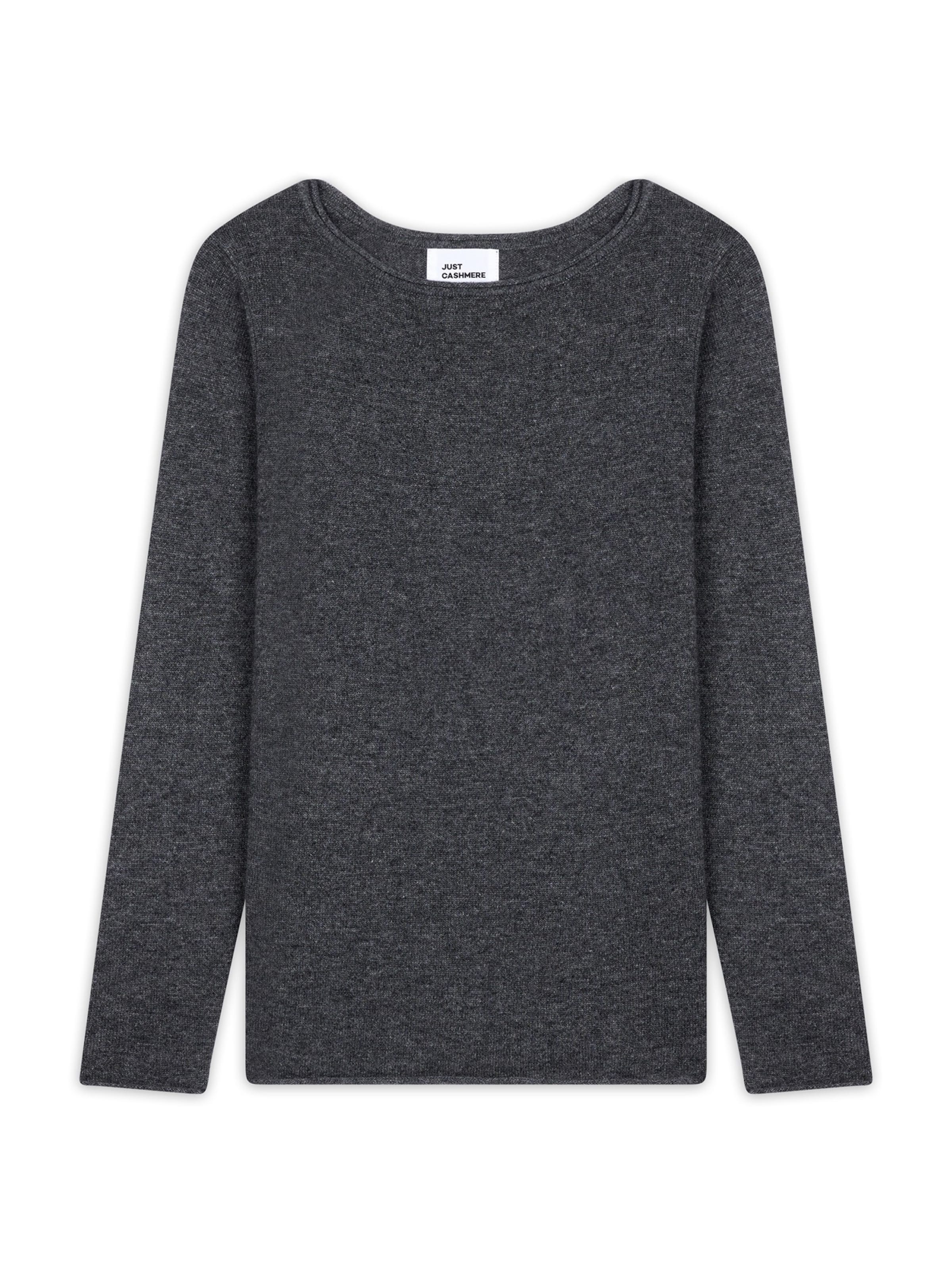 JUST CASHMERE Pulóver 'Grace' - szürke: elől